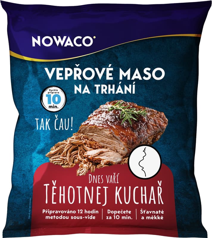 Nowaco Pregnant cook Pulled pork sous-vide