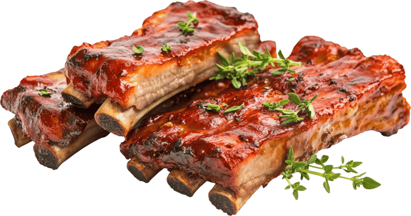 Nowaco Pregnant cook Pork ribs BBQ sous-vide