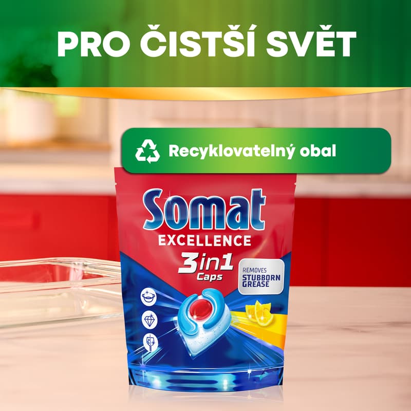 Somat 3in1 Lemon dishwasher capsules 88 WL