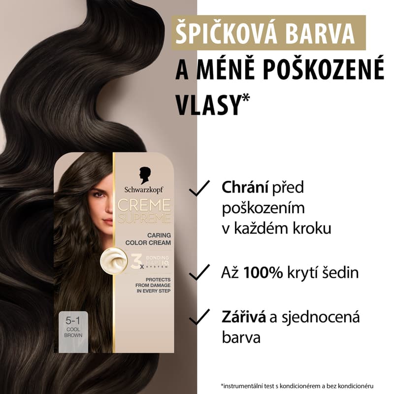 Schwarzkopf Creme Supreme 5-1 Cool light brown