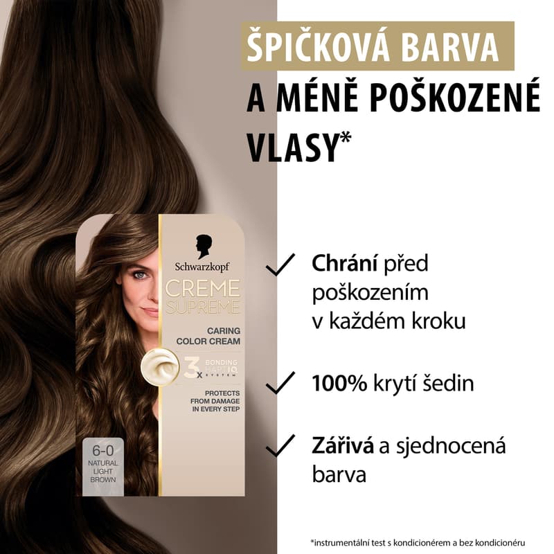 Schwarzkopf Creme Supreme 6-0 Natural dark blonde