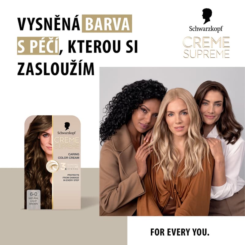 Schwarzkopf Creme Supreme 6-0 Natural dark blonde