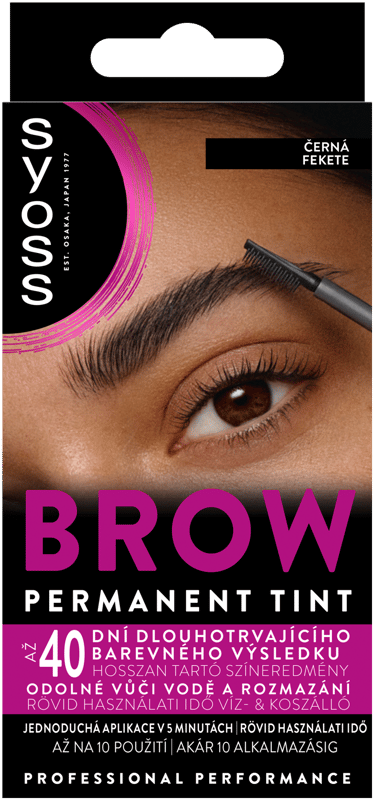 Syoss Brow Tint barva na obočí černá