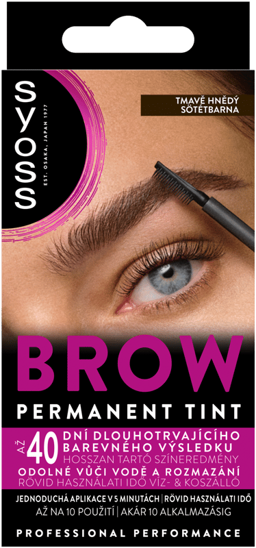 Syoss Brow Tint barva na obočí tmavě hnědá