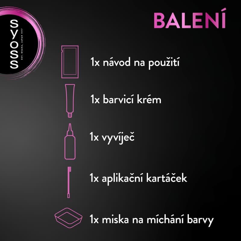 Syoss Brow Tint barva na obočí tmavě hnědá