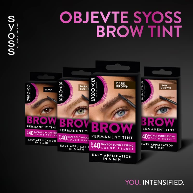 Syoss Brow Tint barva na obočí tmavě hnědá