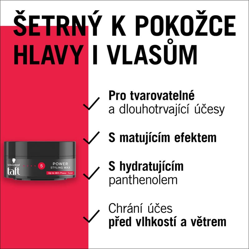 Schwarzkopf Taft hair wax - Power