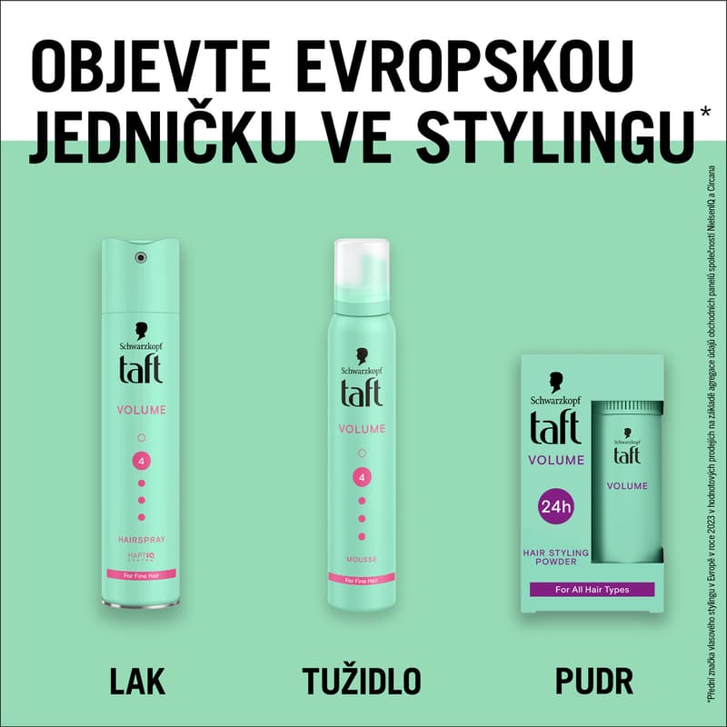 Taft Volume ultra silně tužící pudr pro objem vlasů