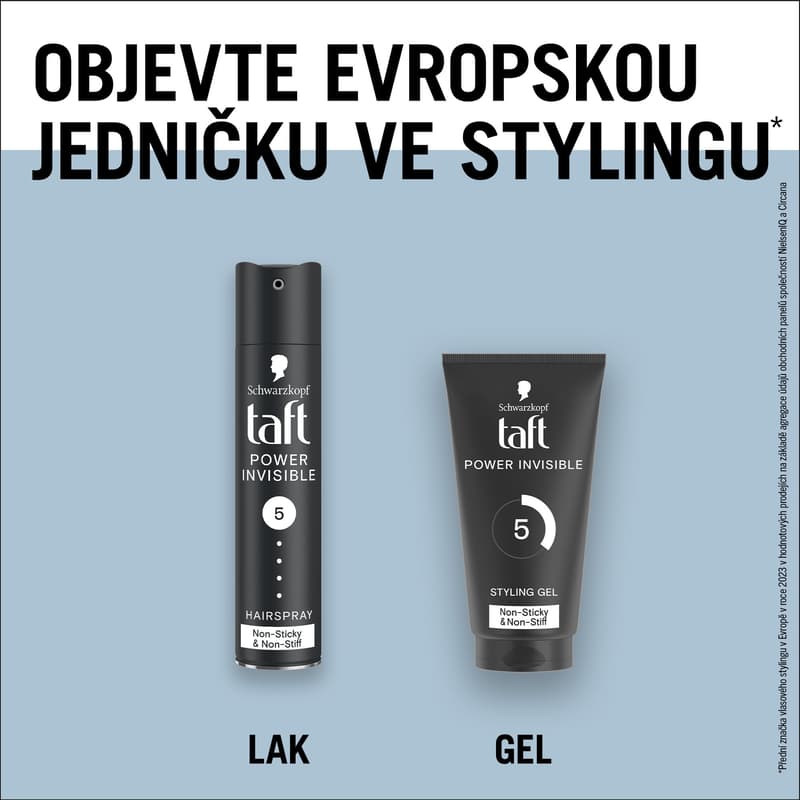 Taft Power Invisible mega silně tužící gel na vlasy