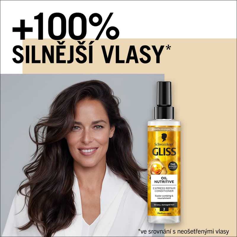 Gliss Oil Nutritive regenerační balzám na vlasy ve spreji