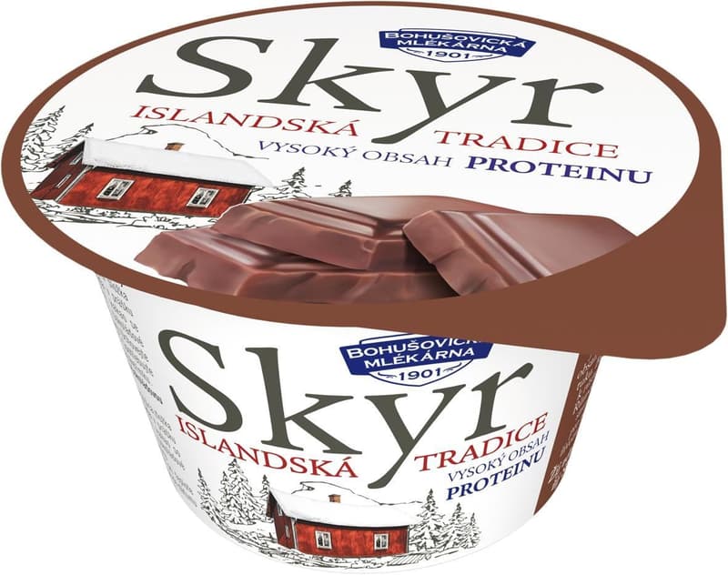Bohušovická mlékárna Skyr 0,1 % chocolate
