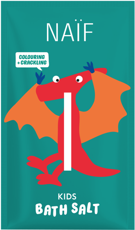 NAÏF Praskající barevná sůl do koupele
