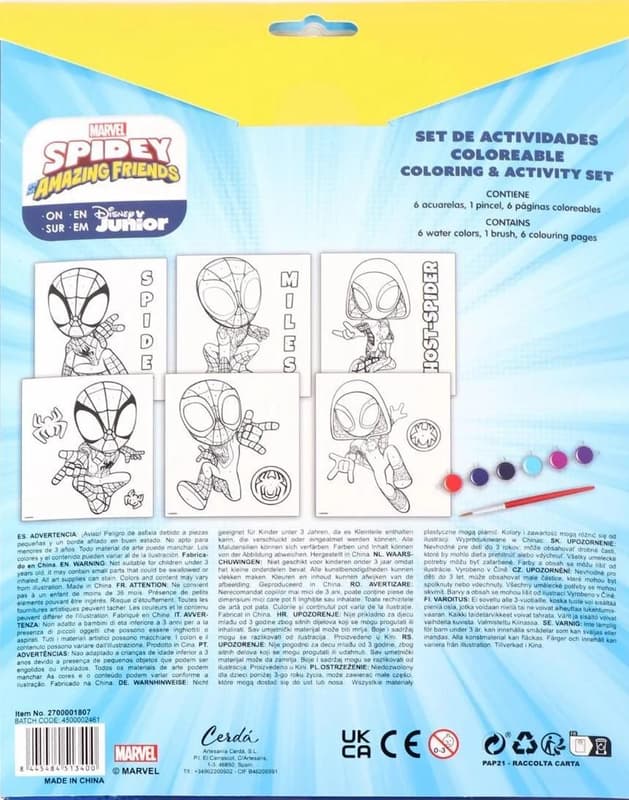 Cerda Spidey malování podle čísel