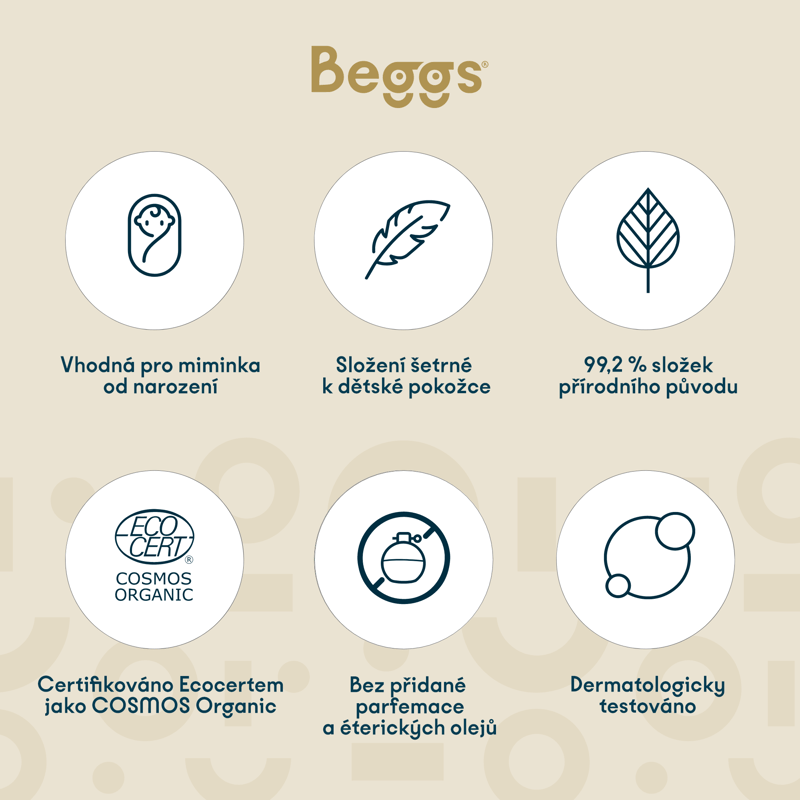 Beggs BIO Krém na zadeček