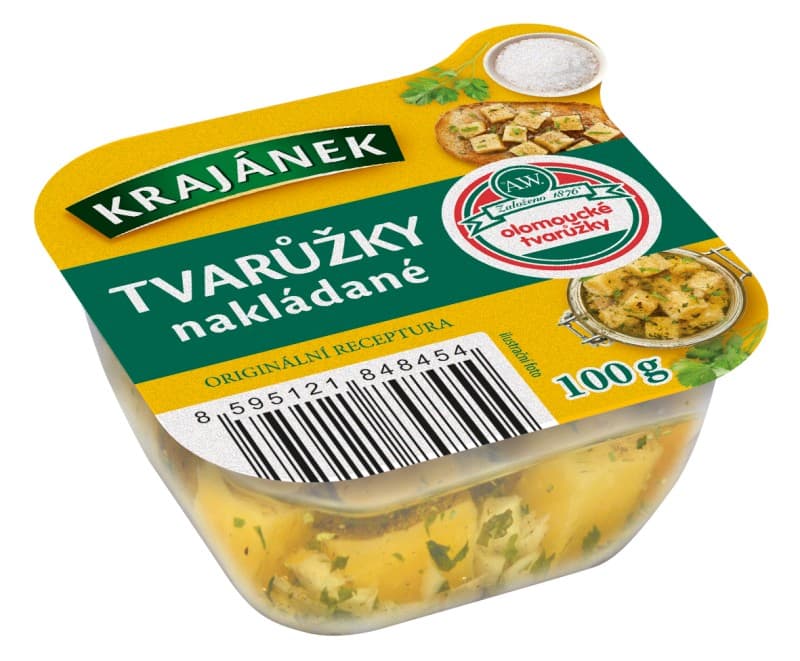 Krajánek Tvarůžky nakládané v oleji