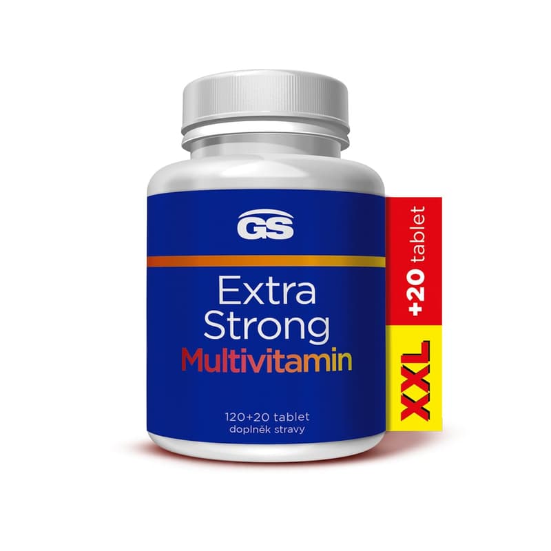 GS Extra Strong Multivitamin tbl.120+20 XXL
