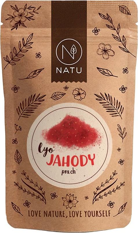 Natu Freeze dried strawberry powder