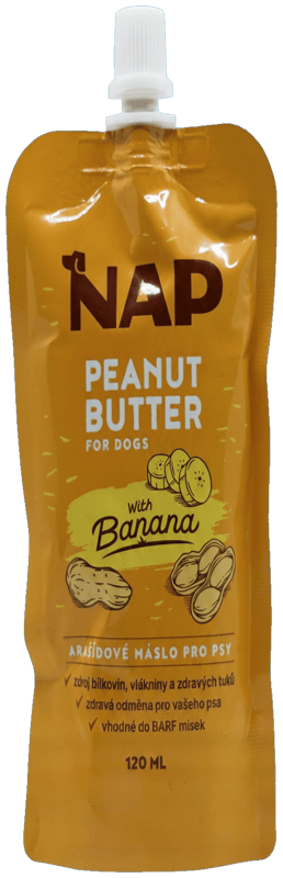 Nap Arašídové máslo pro psy banán