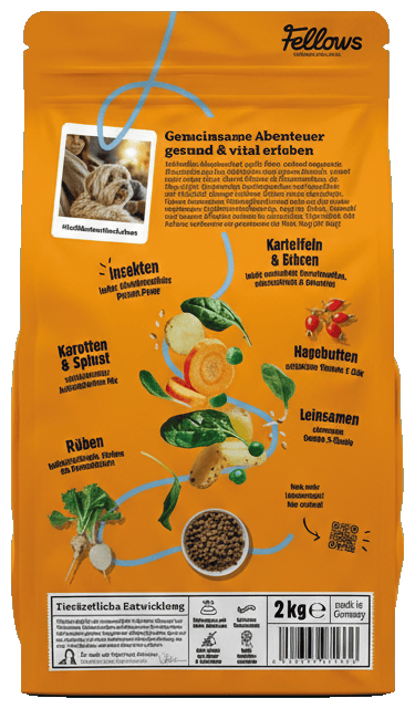 Fellows Entspannter Genießer hmyzí granule pro městské a méně aktivní psy