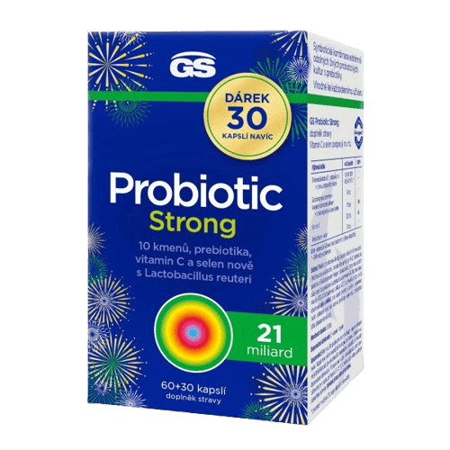 GS Probiotic Strong cps.60+30 dárek
