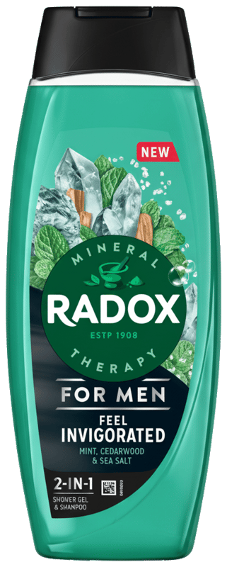 Radox Feel Invigorated sprchový gel pro muže 2 v 1