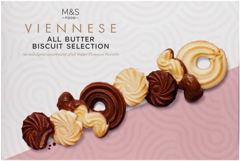 Marks & Spencer Kolekce máslových vídeňských sušenek