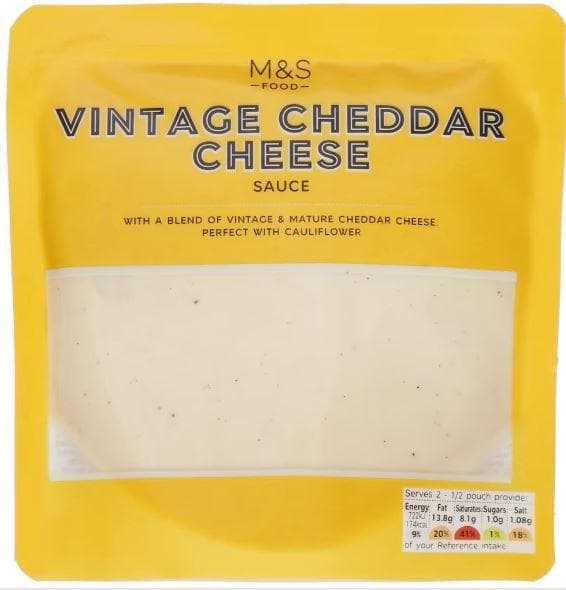 Marks & Spencer Food Vintage Cheddar Cheese Sauce