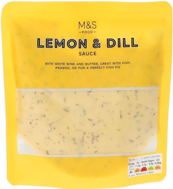 Marks & Spencer Krémová omáčka s koprem a citrónovou šťávou