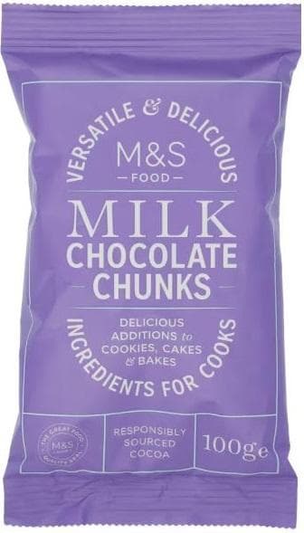 Marks & Spencer Kousky mléčné čokolády