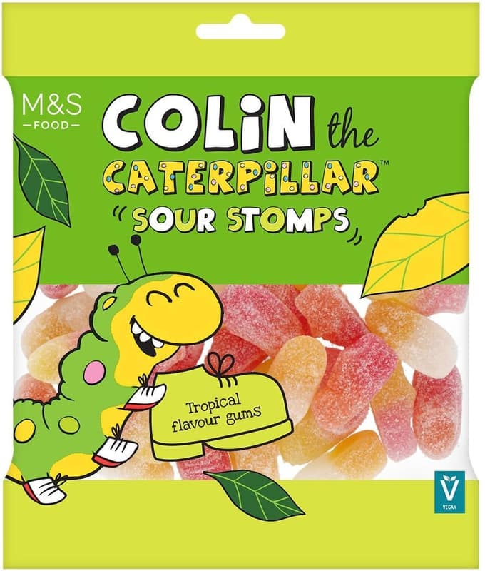 Marks & Spencer Colin the Catepillar Sour Stomps