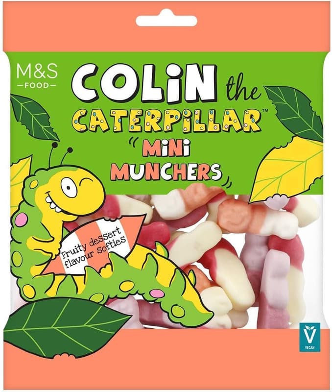 Marks & Spencer Colin the Caterpillar – ovocné žvýkací bonbóny