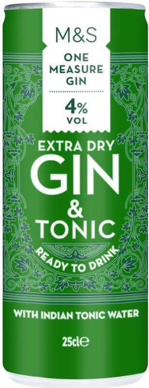 Marks & Spencer Extra Dry Gin & Tonic 10% obj.