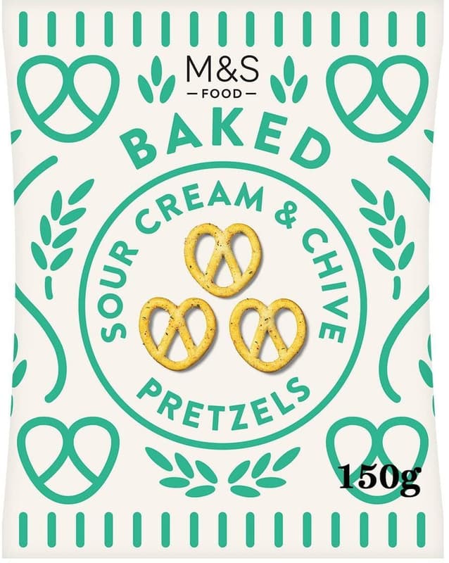 Marks & Spencer Sour Cream & Chive Pretzels
