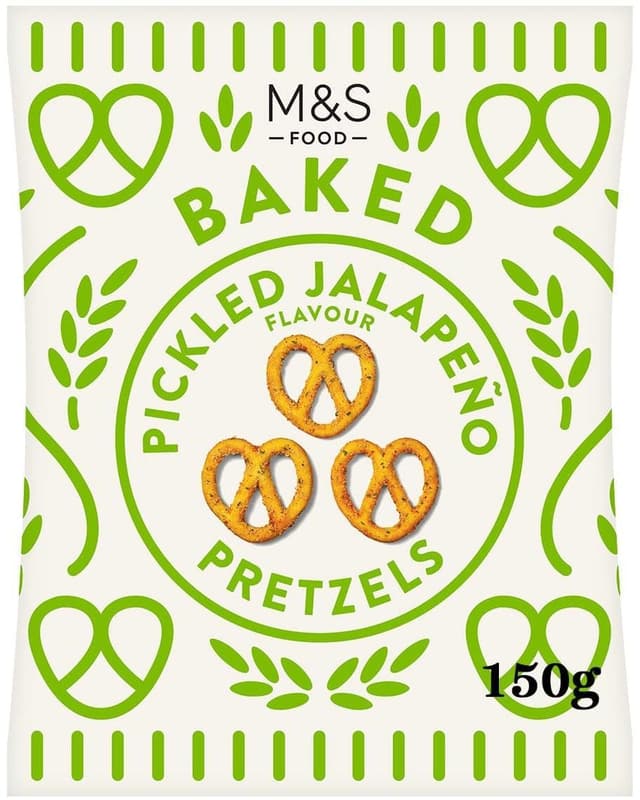 Marks & Spencer Pickled Jalapeňo Pretzels