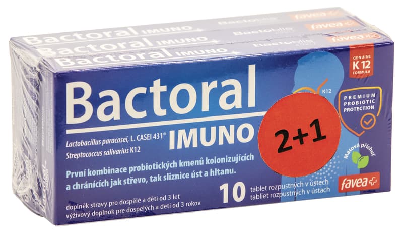 Favea Bactoral IMUNO tbl.10 2+1