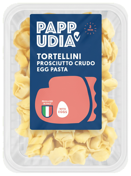 Pappudia Tortellini s náplní Prosciutto Crudo
