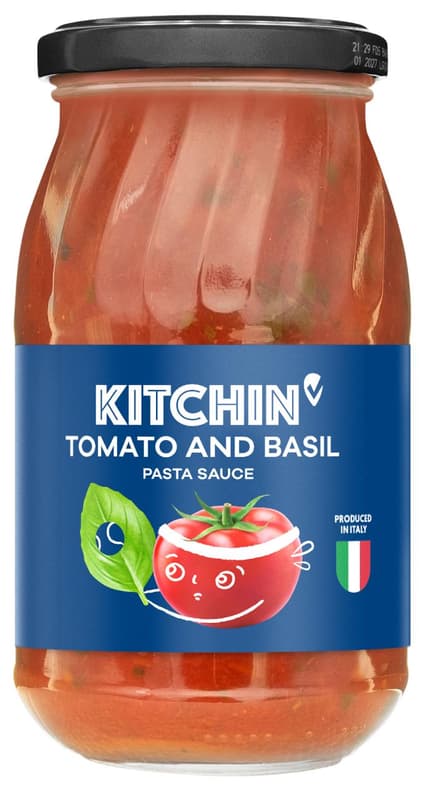Kitchin Basil pasta sauce