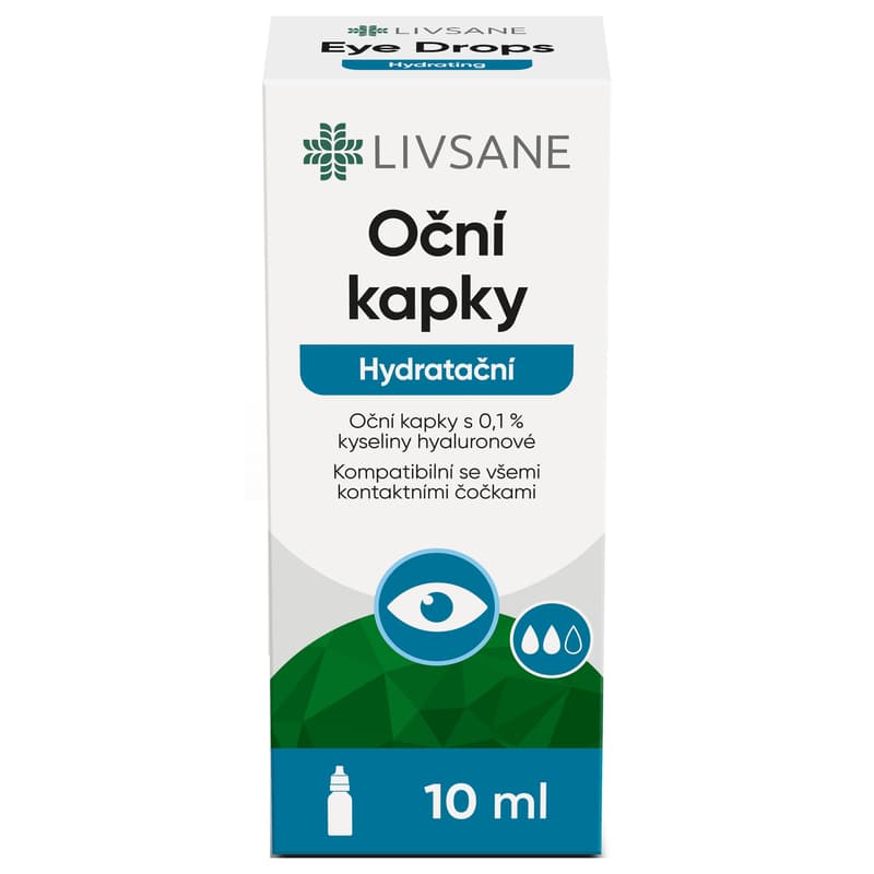 LIVSANE Oční kapky hydratační 10ml