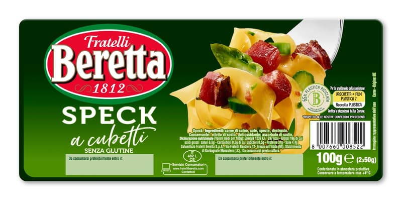 Fratelli Beretta Speck kostičky (2×50 g)
