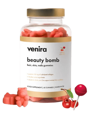 Venira Beauty Bomb gummies cherry lollipop 60ks