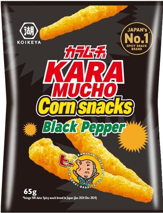 Karamucho Kukuřičné krekry Black Pepper