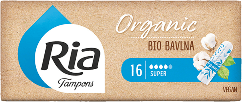Ria Organic Super tampony
