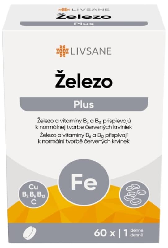 LIVSANE Železo Plus tbl.60