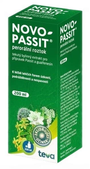 NOVO-PASSIT 77,5MG/ML+40MG/ML perorální roztok 1X200ML