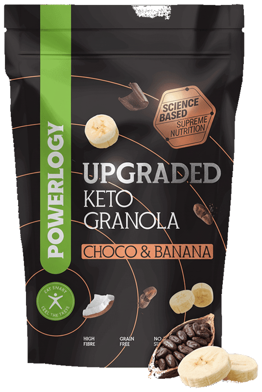 Powerlogy Upgraded keto granola choco and banana