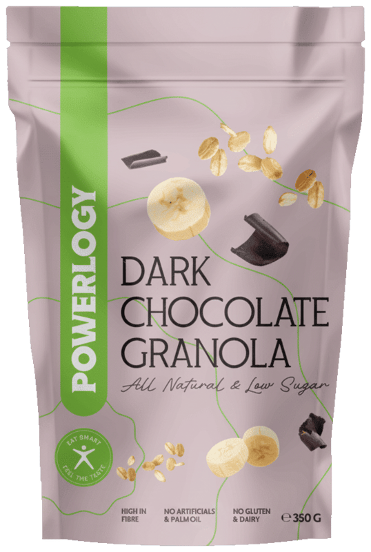 Powerlogy Granola hořká čokoláda