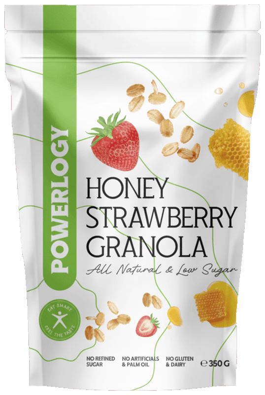 Powerlogy Granola honey and strawberry