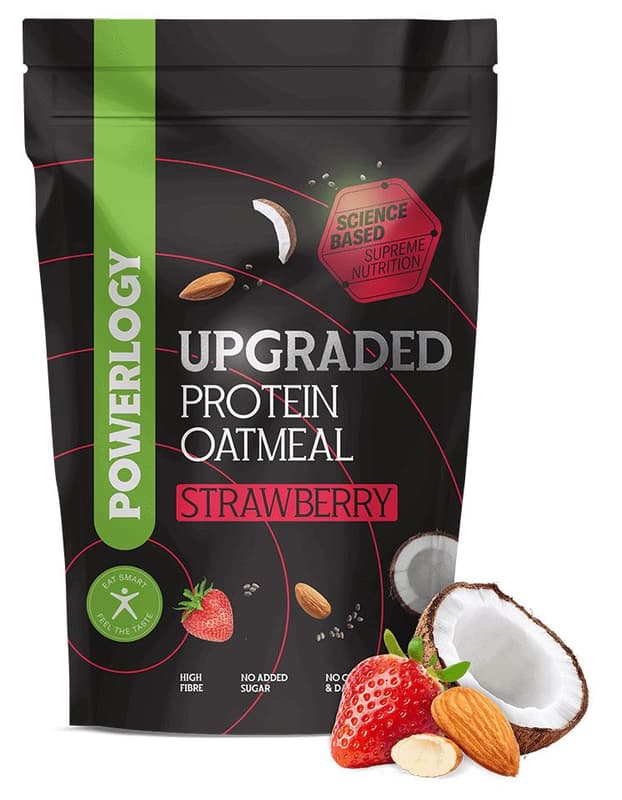 Powerlogy Upgraded protein oatmeal jahoda
