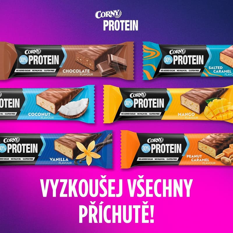 Corny Proteinová tyčinka 30% banán