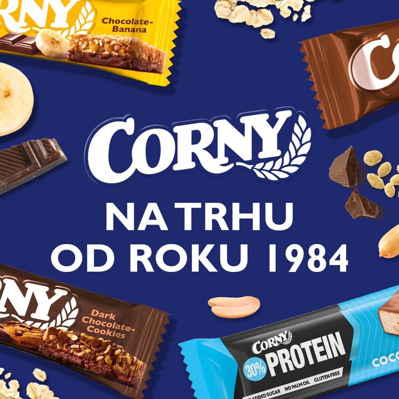 Corny Proteinová tyčinka 30% banán